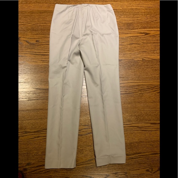 NEW Gallia Moda Side Zip Cotton Stretch Pants - Picture 4 of 4